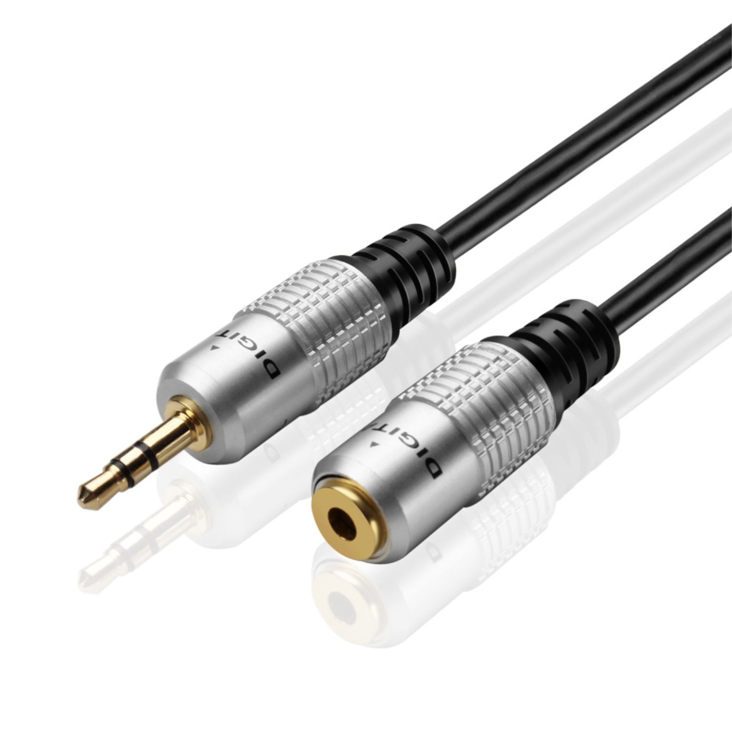 AUX Headphone 3.5mm Extension Cable Male Female Extender Audio Wire