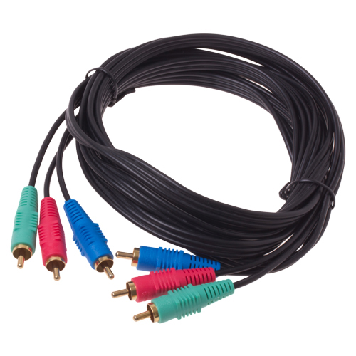 10ft 3 RCA Component RGB Video Cable Wire YPbPr 3 RCA M M Camera HDTV DVD