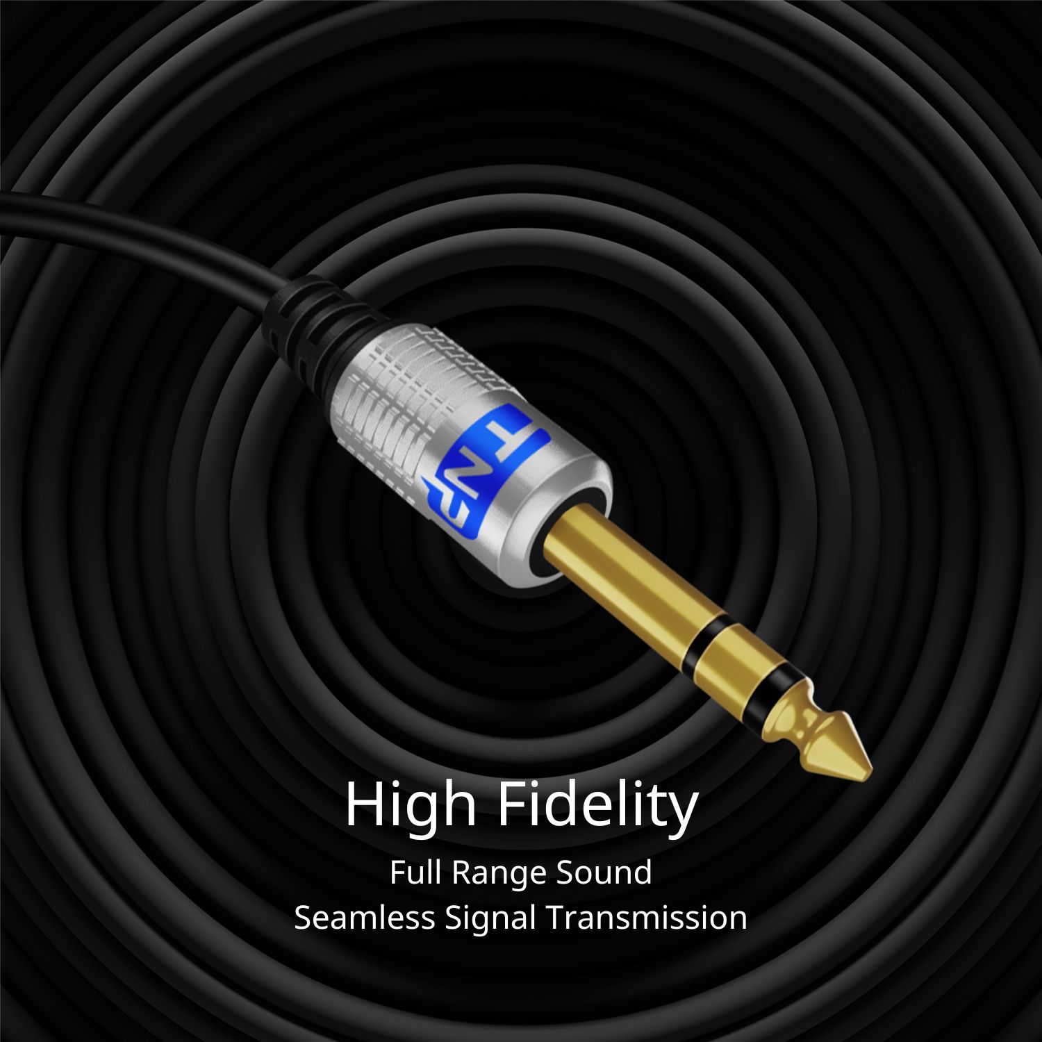 Pristine Sound Quality: Our headphone extension cable is engineered with heavy-duty shielding to protect against RFI and EMI; our cable delivers clear, natural, and pure audio signals without interference