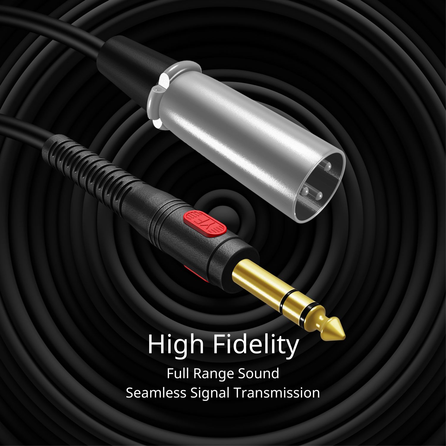Compatible with equipments with 3-pin XLR connectors such as shotgun microphones, studio harmonizers, mixing boards, patch bays, preamps, speaker systems, and stage lighting