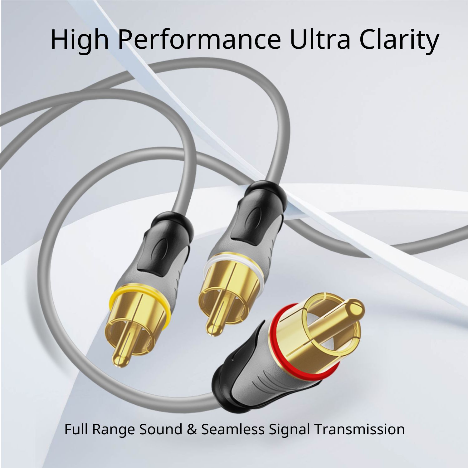 Superior Audio and Video Quality - Our 3 RCA to 3 RCA Audio Cable is designed to provide a high-quality analog audio and video connection between your devices, allowing you to enjoy your favorite media with exceptional clarity and detail.