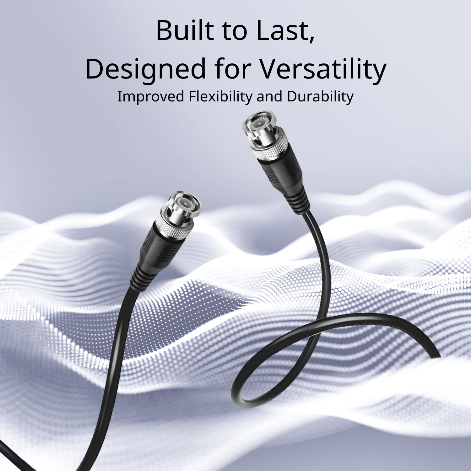Quality Construction:  Our HD SDI BNC Connector Coaxial Cable 25 ft has oxygen-free copper lines, ensuring it can withstand regular use and continue delivering excellent performance