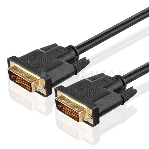 New 25 FT Dual Male M/M DVI D to DVI D Video Cable  