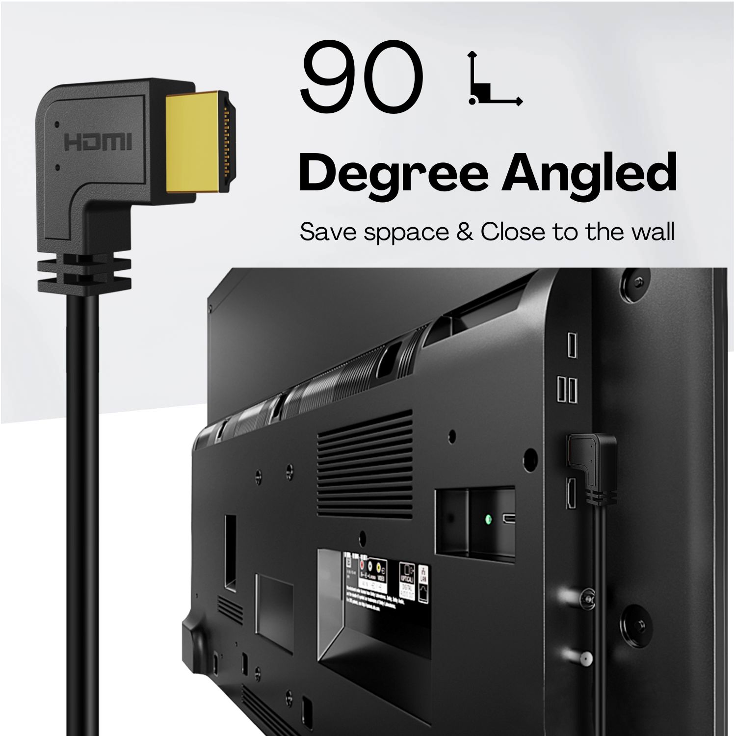 Premium Construction - Highest grade 30 AWG oxygen-free copper, corrosion-resistant gold-plated contacts, multi-shielded cable material for maximum interference/flickering shielding and ensure a steady signal connection with optimum streaming, rich colors and crisp imaging