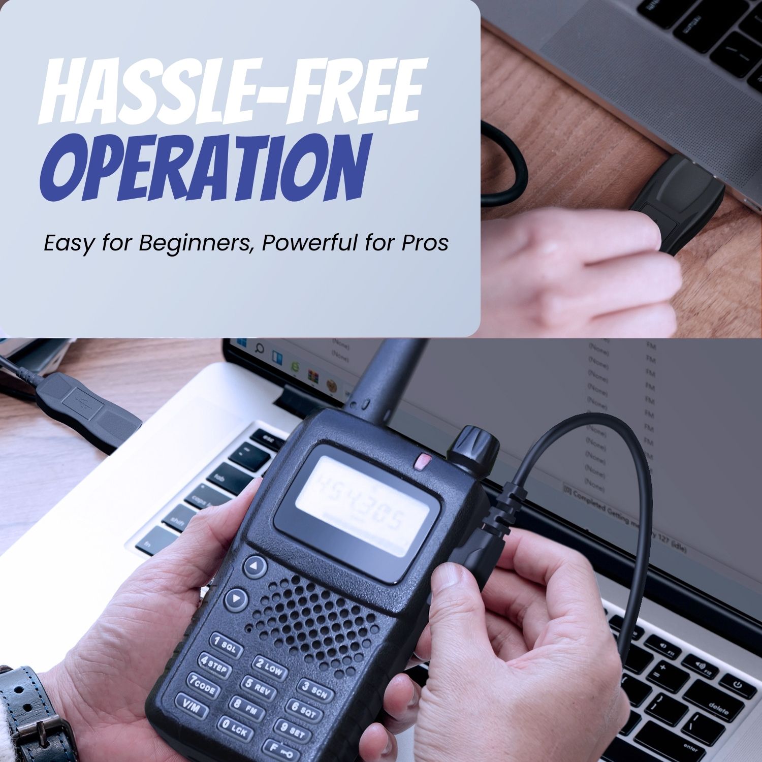 Compatible System: This ham radio programming cable ensures seamless operation across various models and operating systems. It is compatible with MAC OS, Windows 11, Windows 10, XP, 7, Vista, Linux, and Ubuntu, providing versatility for various setups