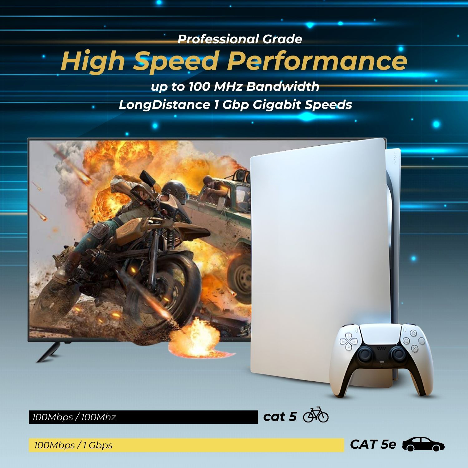 Cat 5e Ethernet Cable 3ft, Cat 5 Internet Patch Cable Cat5e Cable RJ45 Connector LAN Network Cable Cat5 Wire Patch Cord Snagless Computer Ether Wire (3 Foot White)