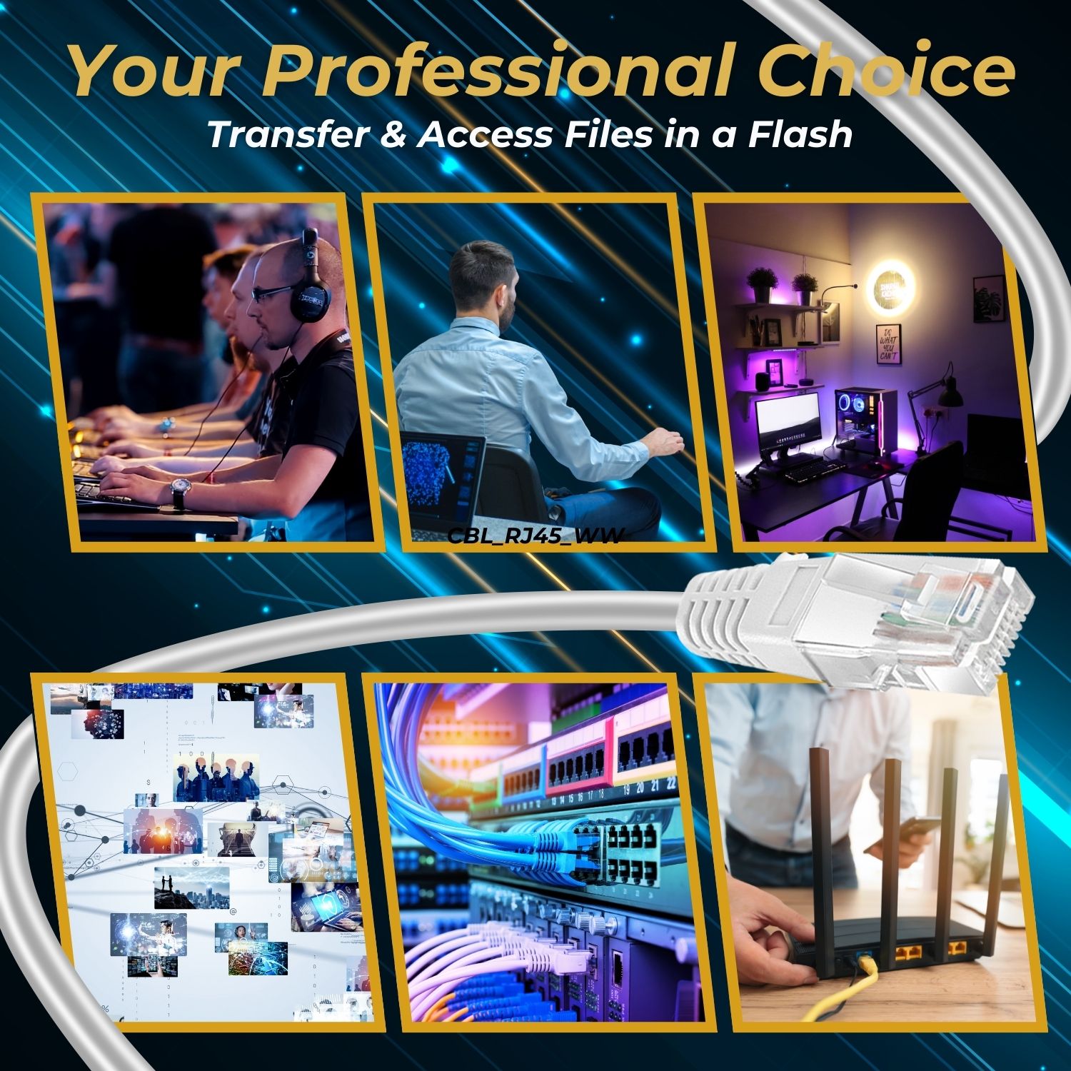 Cat 5e Ethernet Cable 3ft, Cat 5 Internet Patch Cable Cat5e Cable RJ45 Connector LAN Network Cable Cat5 Wire Patch Cord Snagless Computer Ether Wire (3 Foot White)