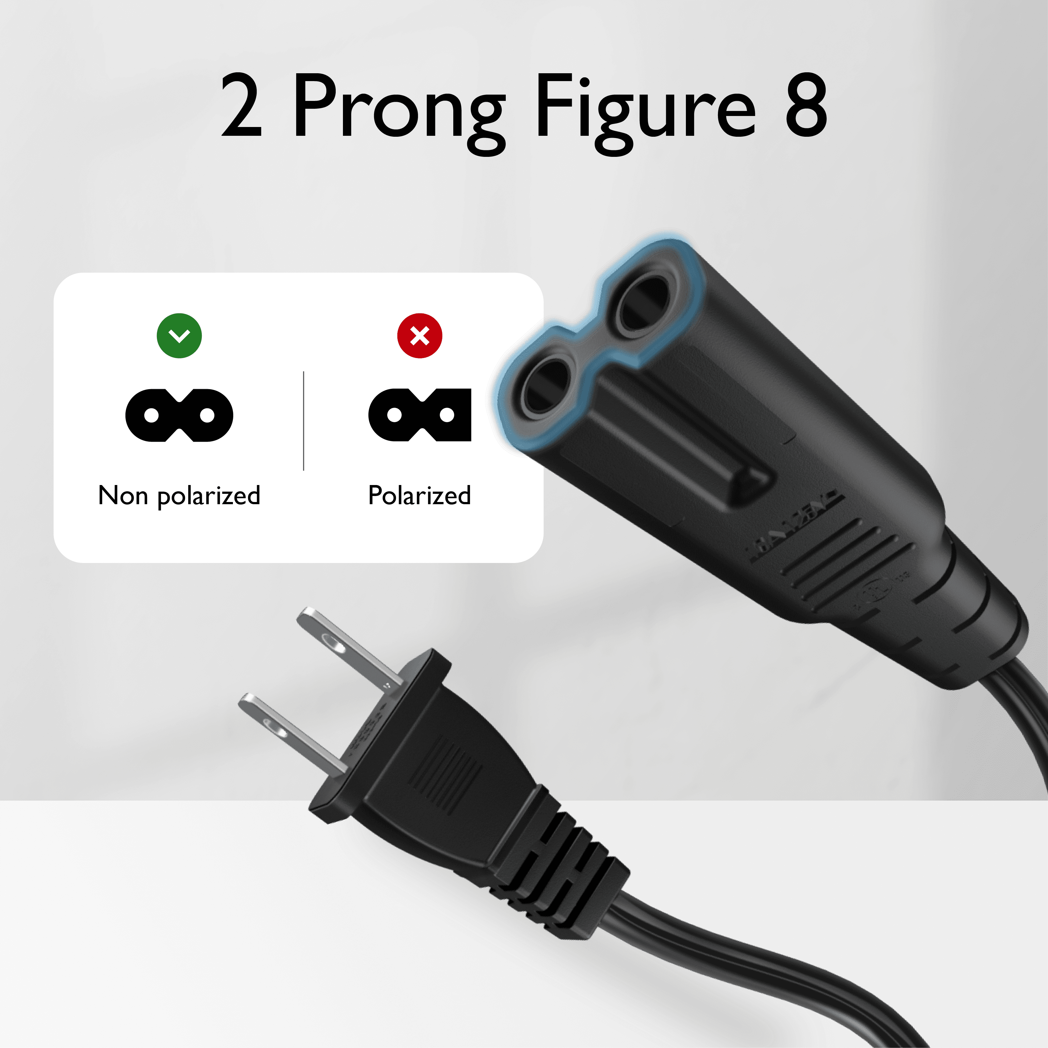 Multi-purpose Excellence: Use this as a printer power cord for HP, Canon, or Epson, a TV power cable for Apple TV, Fire TV, LG, Insignia, Samsung, or a Playstation power cord for PS3, PS4, or a power cable replacement for Mac mini and also soundbar