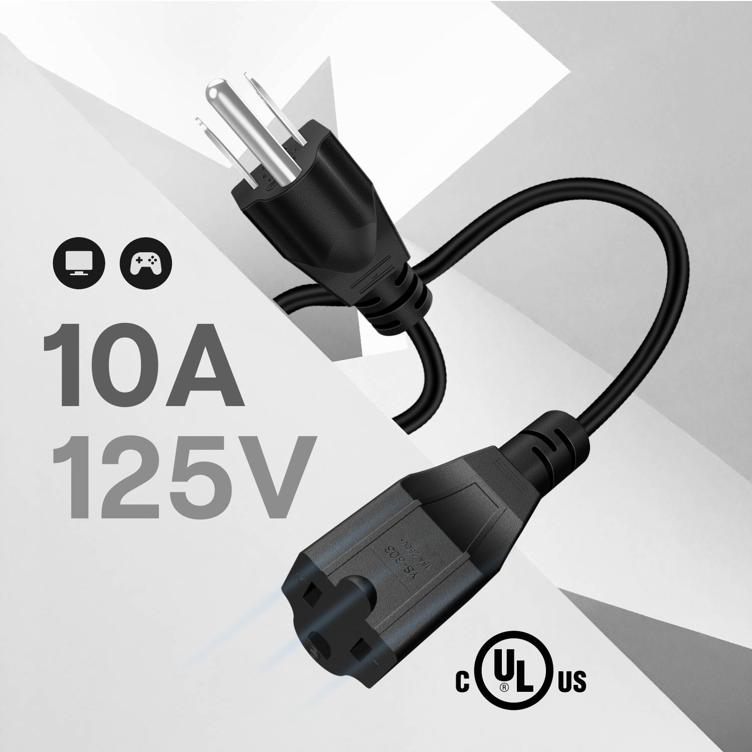 Power Extension Cord Cable Power Strip Liberator Space Port Saver