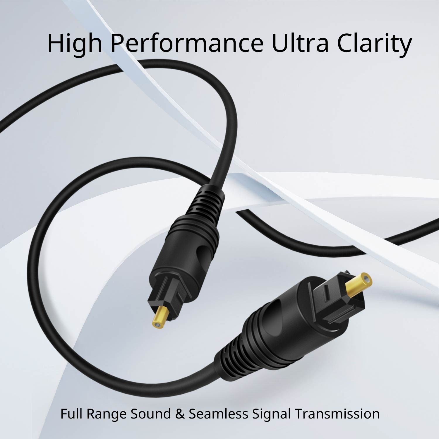 Send High-quality Audio Between Devices with Optical & Toslink Port - Optical digital audio cable also known as TOSLINK cable connections. Toslink interface to deliver quality audio connectivity. Capable of transferring uncompressed audio signals from stand-alone components to an AV receiver, soundbar, and other types of home theater hardware