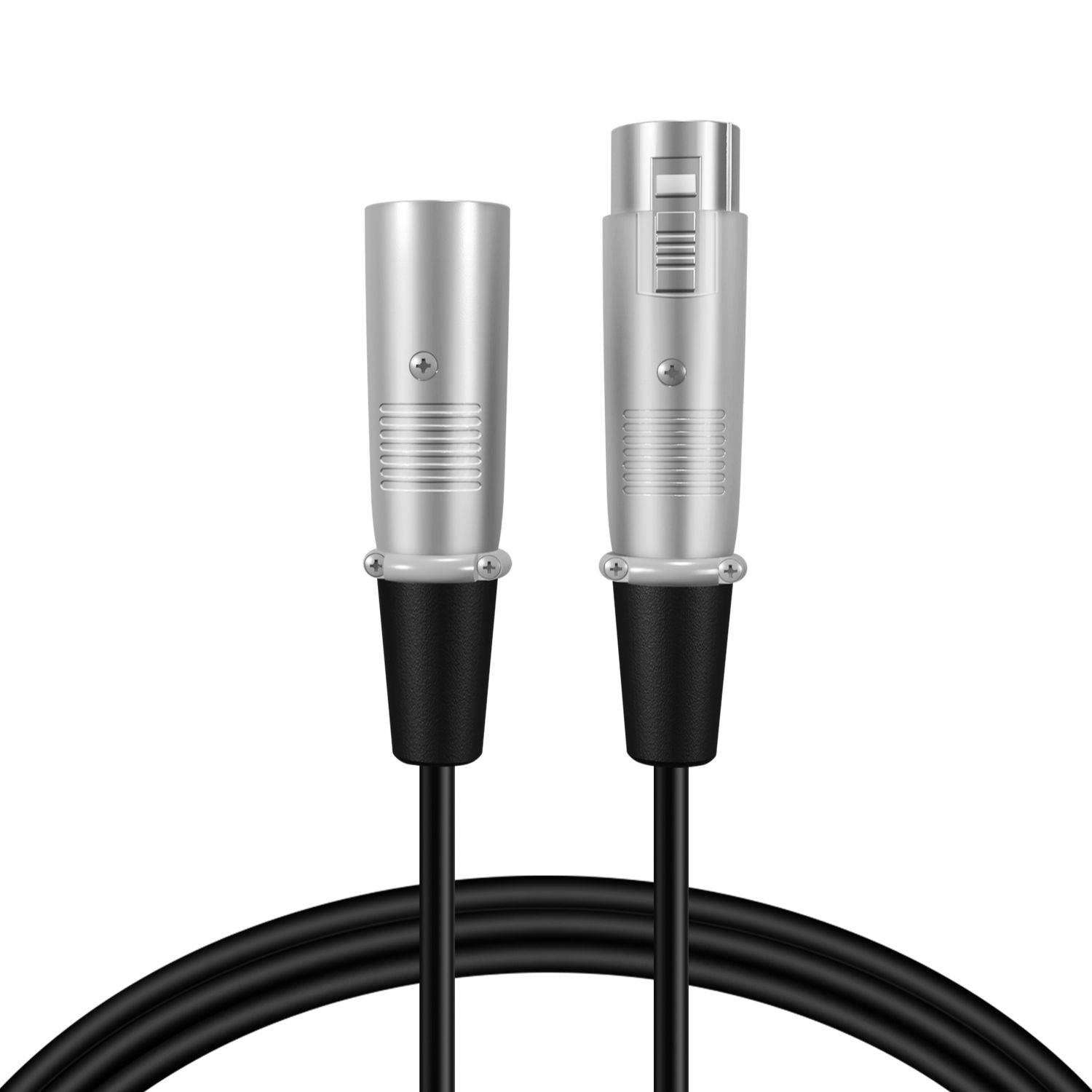Stay connected, even during high-pressure events: Strain-relieved connectors prevent disconnections, this XLR audio cable helps keeping your sound secure during concerts, events, and long recording sessions