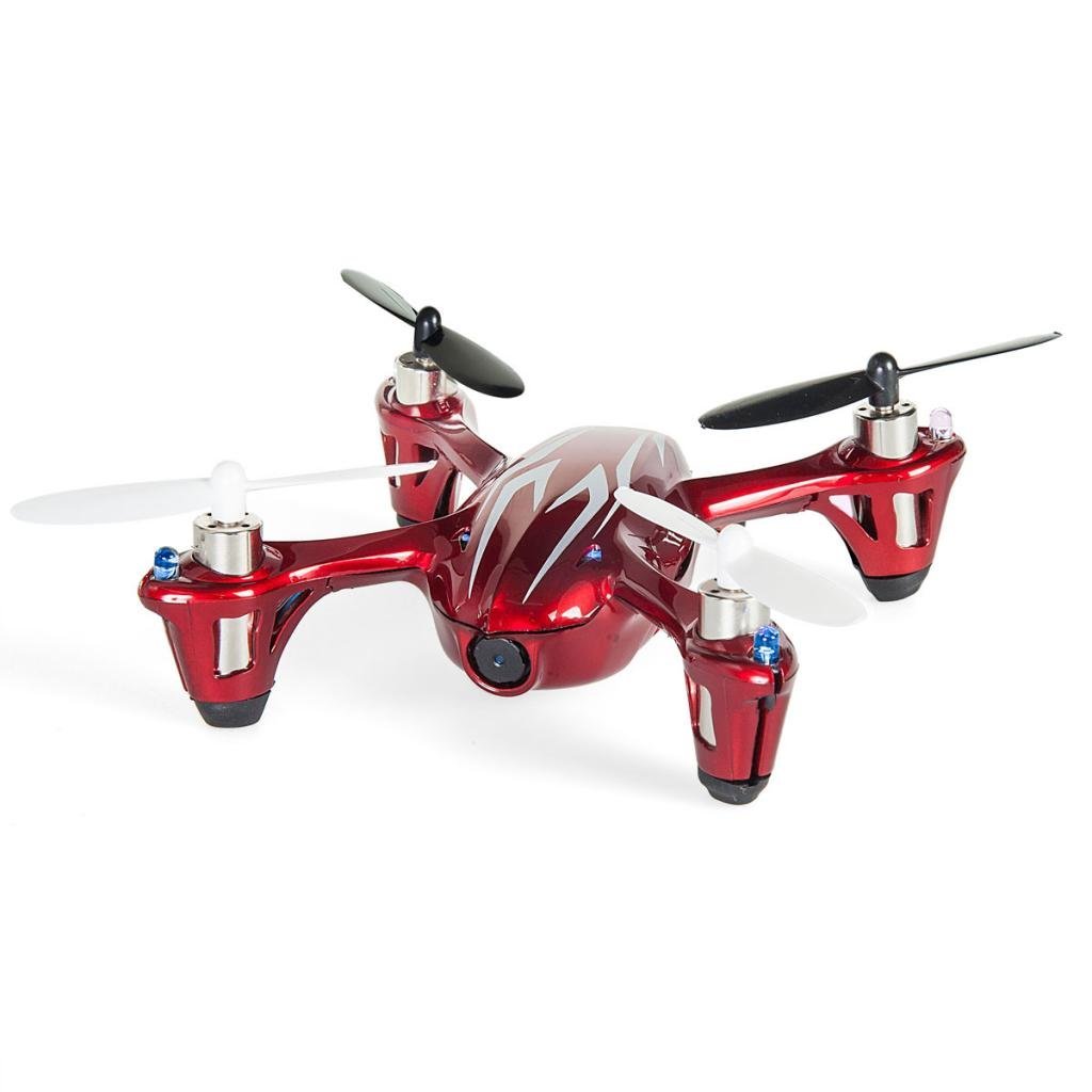 Hubsan H107C 4 Channel 2.4GHz RC Quad Copter Helicopter with Camera Red ...