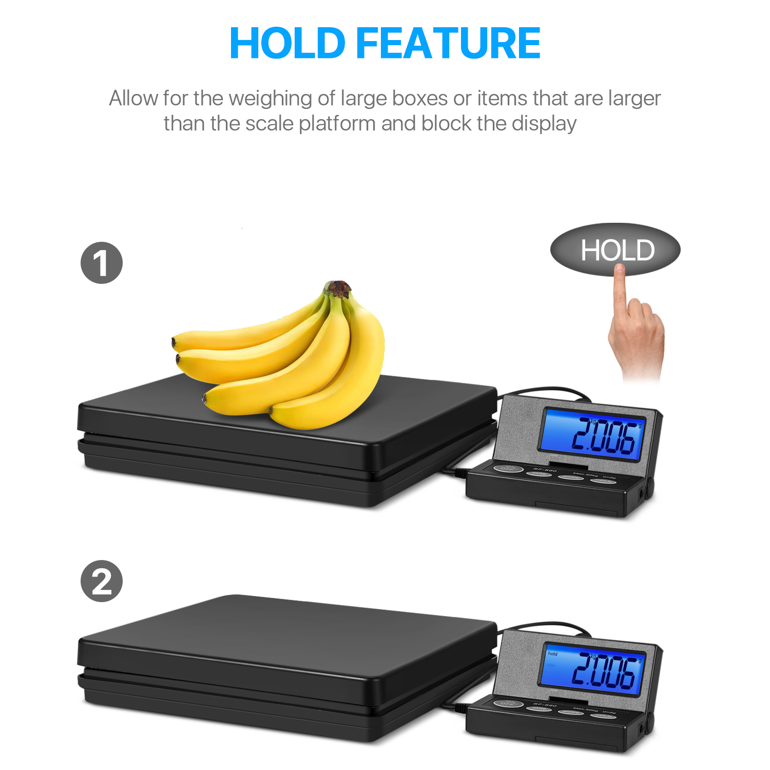 Mounting bracket is included for installing the display onto wall
