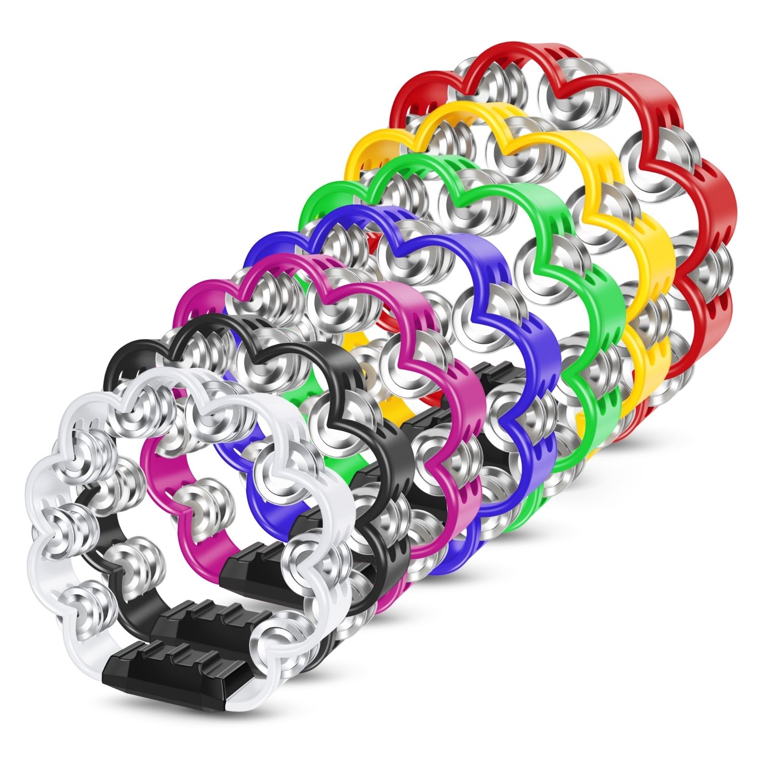 ⑪ 緑華 様 tambourine ⑪ 緑華 様 tambourine 7 Color Pack 8 Inch Flower