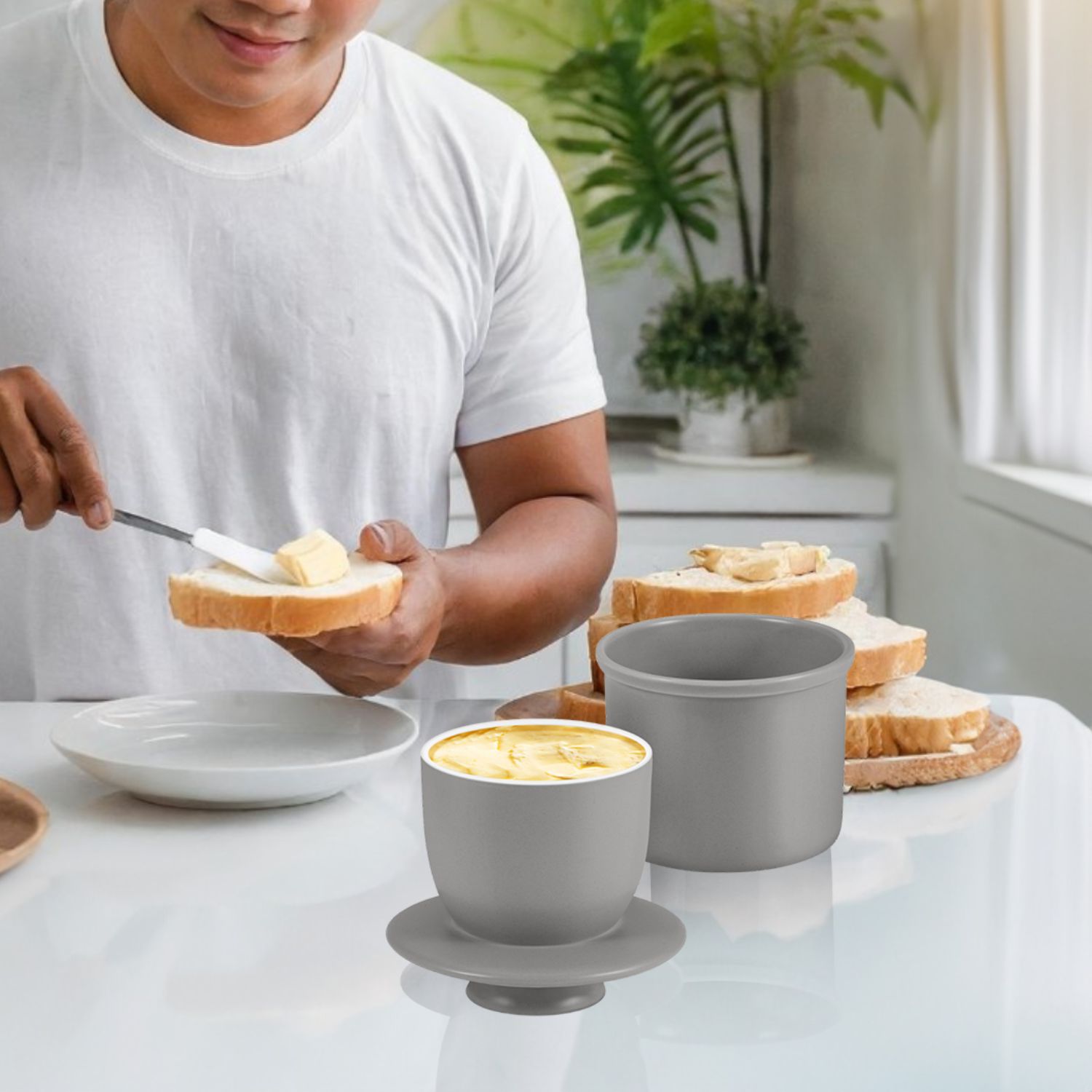 Easy To Setup & Maintain - The crock features a water fill line (70ml/2.3oz) on the inside that ensures an airtight seal every time, no more guessing. Change out the with cold water every 1-3 days for longer preservation