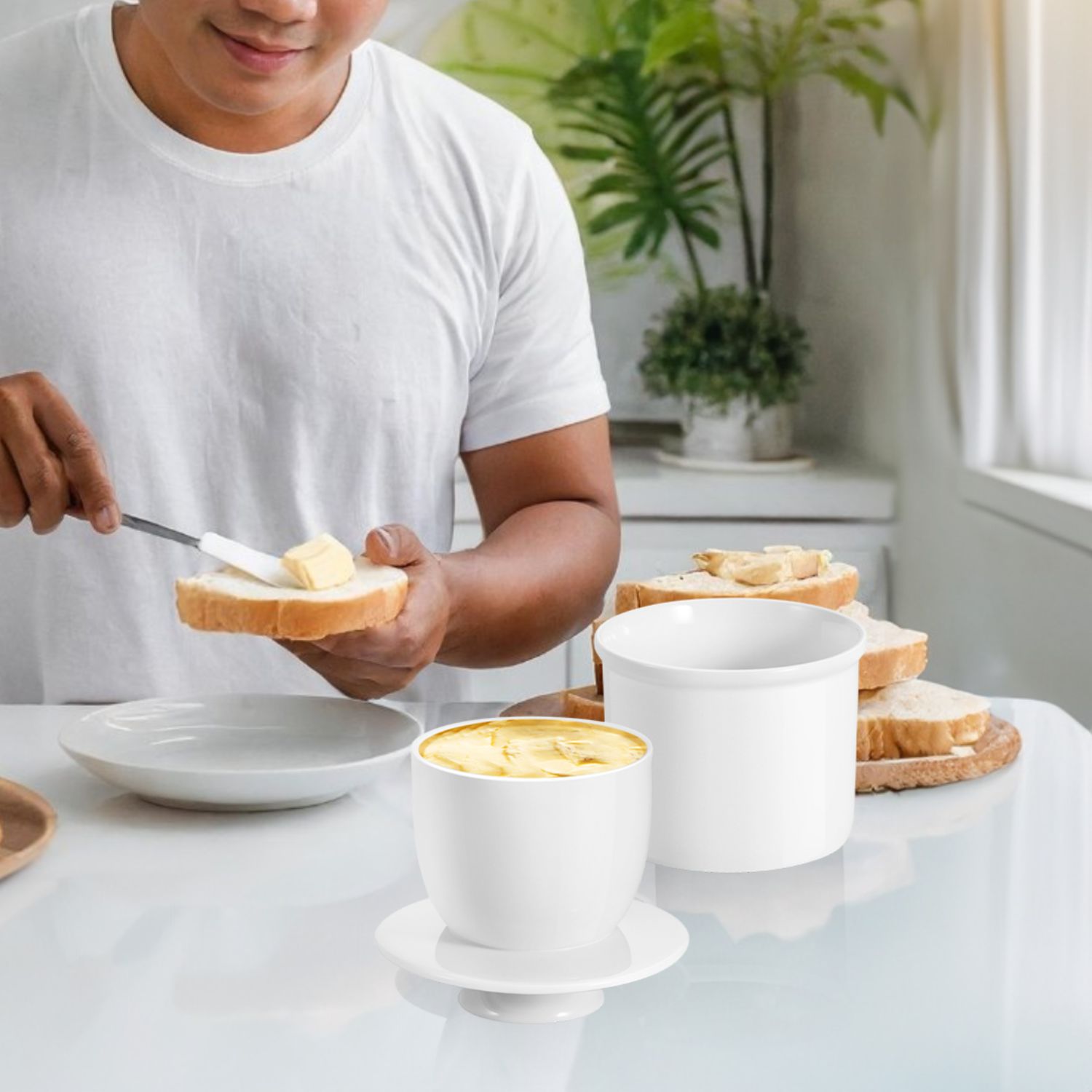 Easy To Setup & Maintain - The crock features a water fill line (70ml/2.3oz) on the inside that ensures an airtight seal every time, no more guessing. Change out the with cold water every 1-3 days for longer preservation