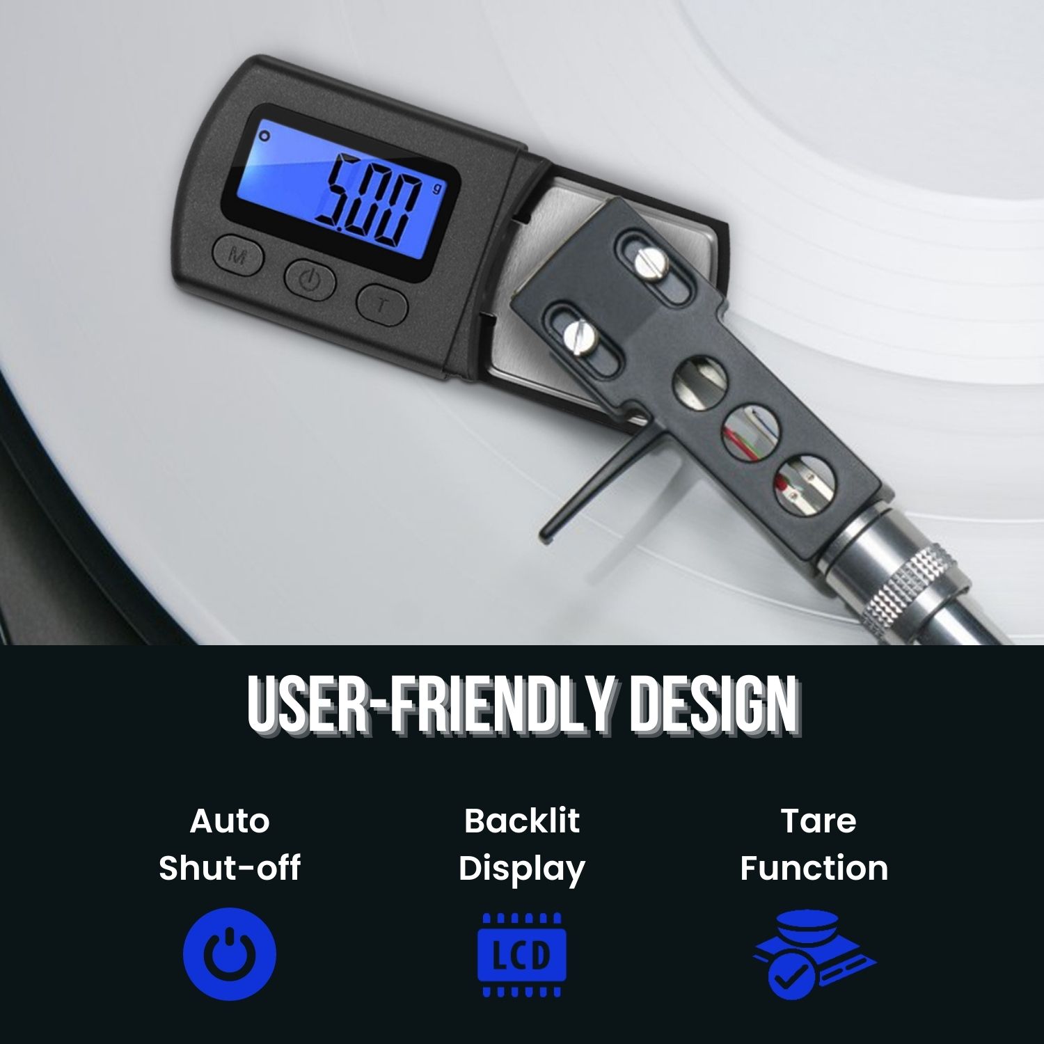 Digital Turntable Stylus Tracking Force Gauge Record Player Cartridge Scale eBay