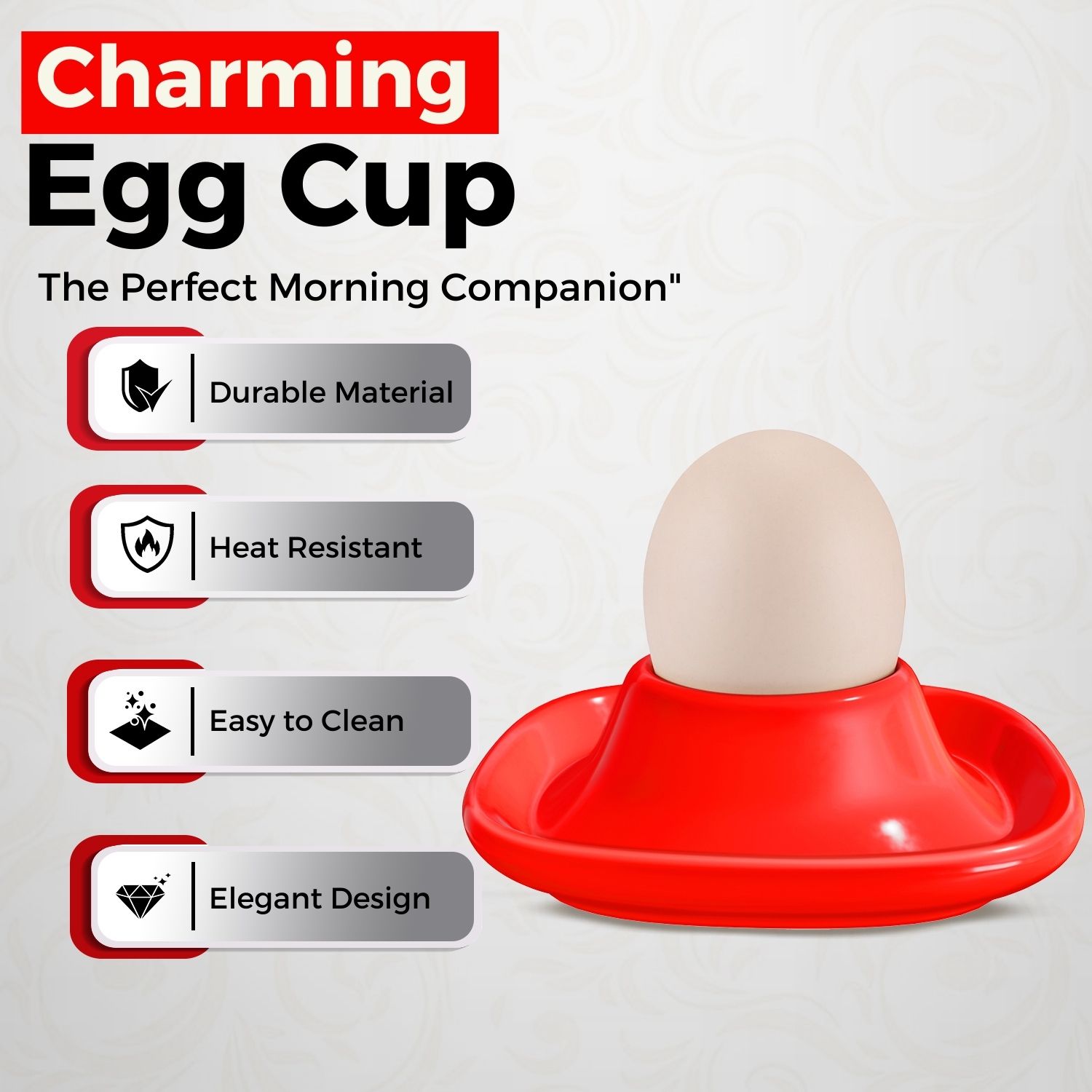 Microwave & Dishwasher Safe - These soft boiled egg holder cups are designed for convenience. Its microwave and dishwasher-safe features allows you to ffortlessly reheat eggs and clean up in no time.