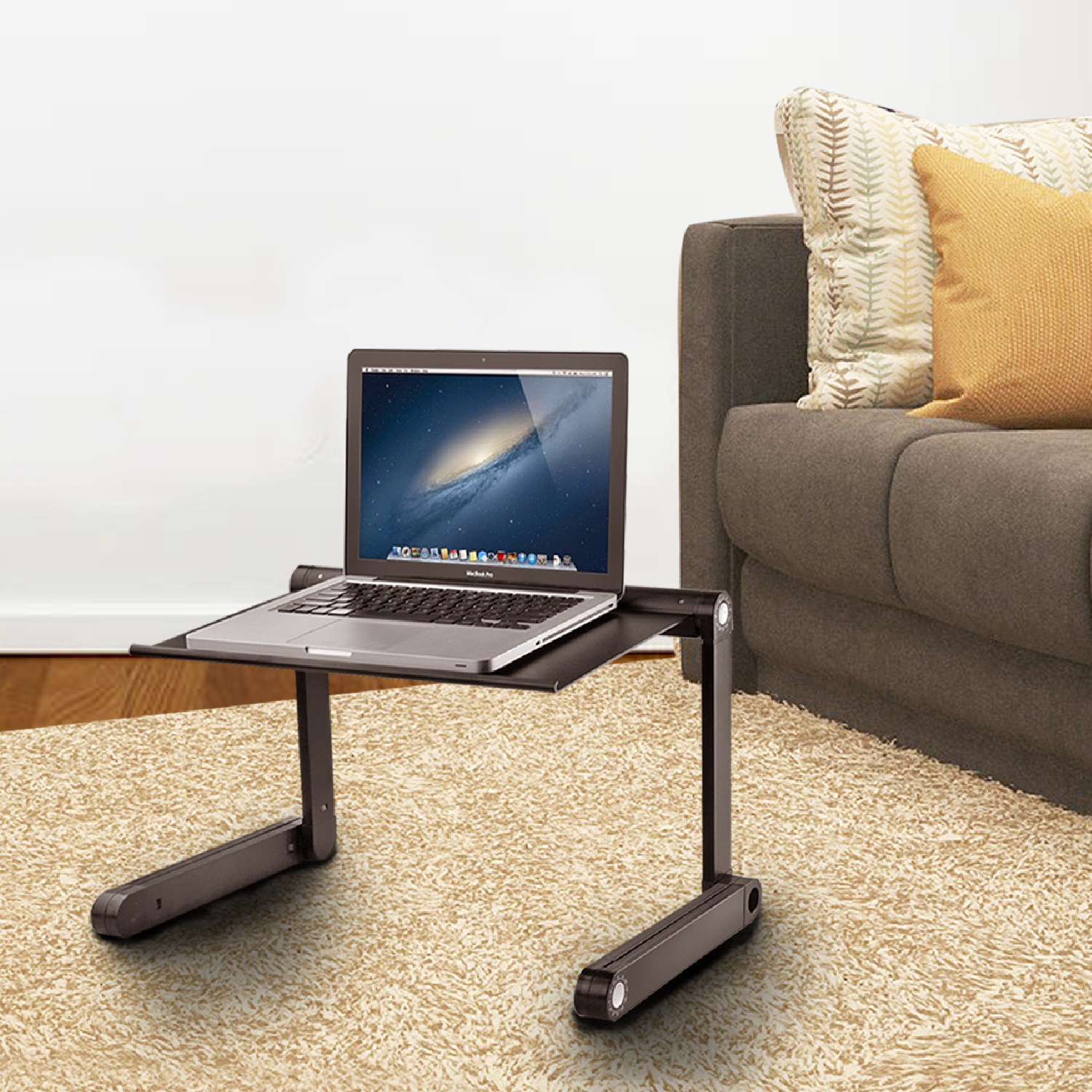 Laptop Table Stand Adjustable Folding Riser Portable Ergonomic Vented
