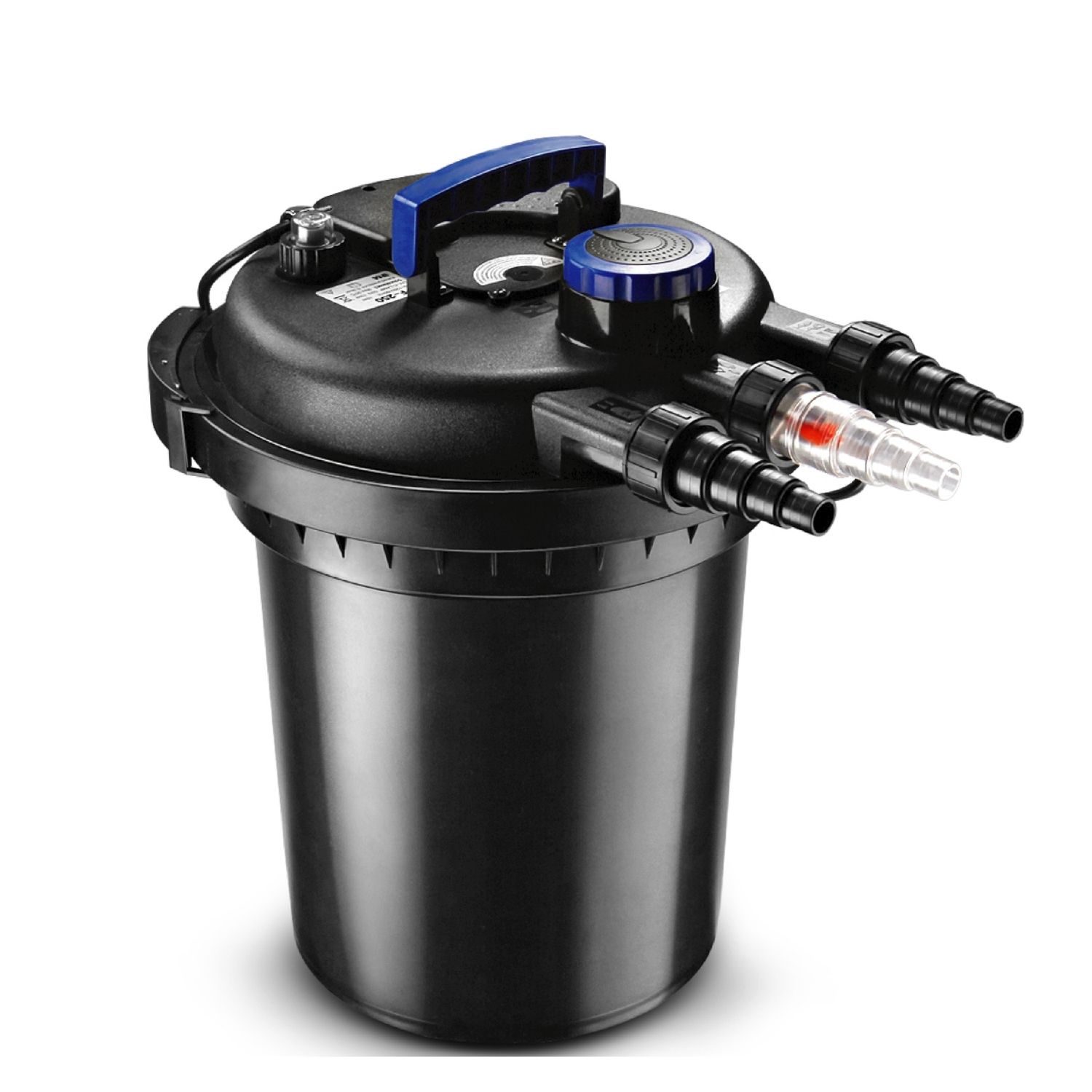 Pond Pump Filter Bio Water Pressure Filter with Ultraviolet Feature UV Light Bulb Canister System Koi Fish Aquarium Tank Garden Water Clarifier 1400 - 2600 Gallons (10000L)