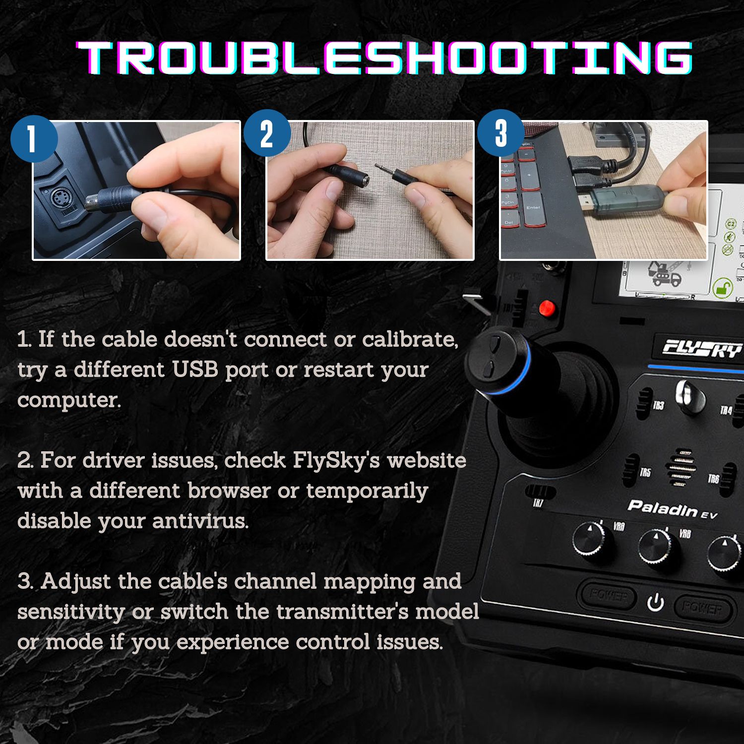 Training Simulator Software Compatibility - Like Esky, Futaba, JR, FS, DRL, Liftoff, X-Plane, Velocidrone, FPV Freerider simulator software. The adapter can be used with most of the FlySky radios, but it will work with any radio that has a Pulse Position Modulation (PPM) output (trainer port)