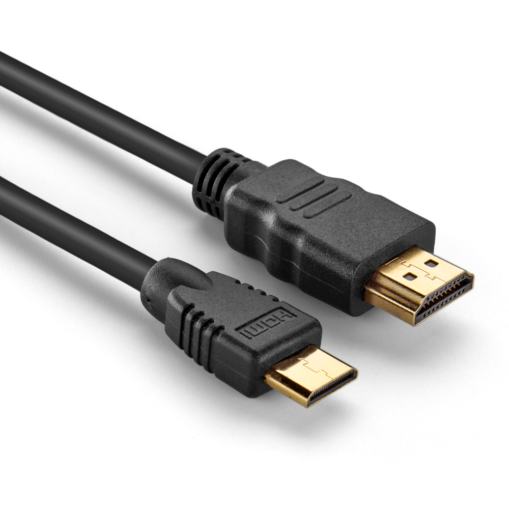 Future-Proof Audio and Video Connection - At home, in the office or conference room with this feature-filled Mini HDMI cord. Supports Audio Return Channel (ARC/eARC), HDMI Ethernet Channel (HEC), Deep Color, HDCP, Dolby True HD 7.1 audio, and 3D video