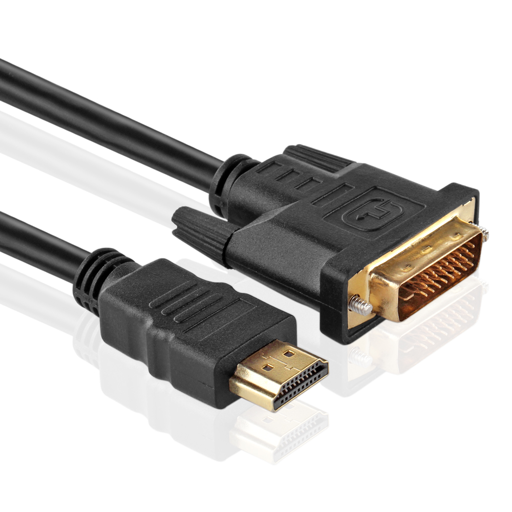Use this adapter cable to convert video signal from HDMI source devices such as Blu-ray player, computer, Apple TV, Roku streaming media player, Play Station PS 4 / 3, Xbox One / 360 or Nintendo Wii U to monitors with DVI input