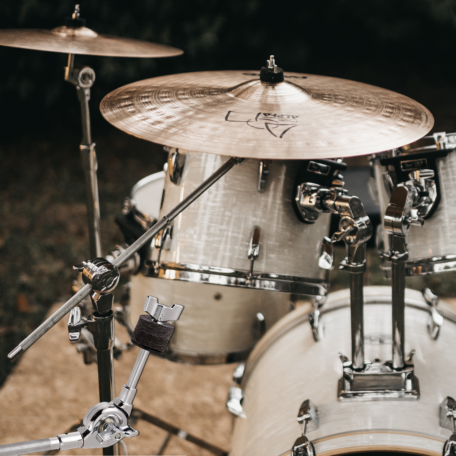 18 Pieces Cymbal Felt Pads Washers Stand Sleeve Hi Hat Drum Accessories