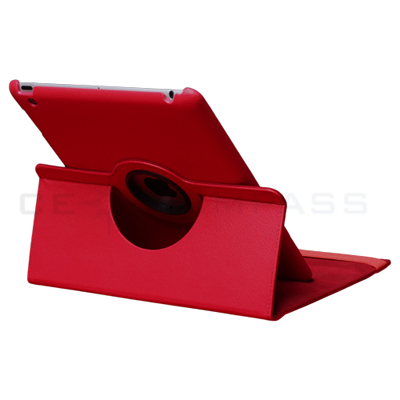 iPad 2 360° Rotating Magnetic Leather Case Smart Cover With Swivel 