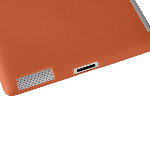 Orange TPU Smart Cover Companion Case For iPad 2 WiFi 3G  