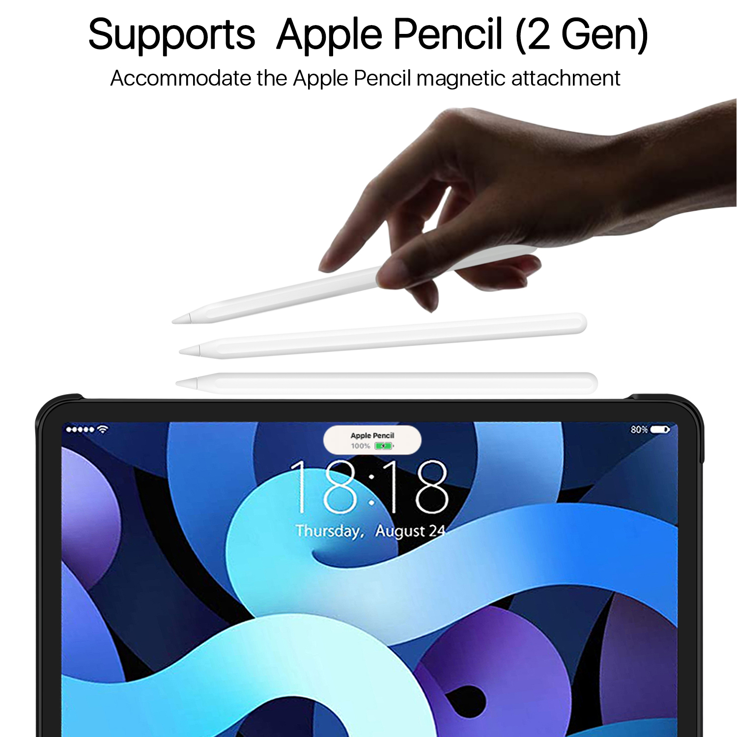 Automatically wakes or puts your device to sleep when the lid is opened and closed; Cover folds back for easy one-handed reading