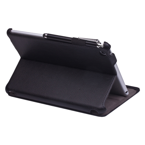 Black Hard Folio Case Cover Stand W/ Hand Strap For Apple iPad Mini 7.9 ...
