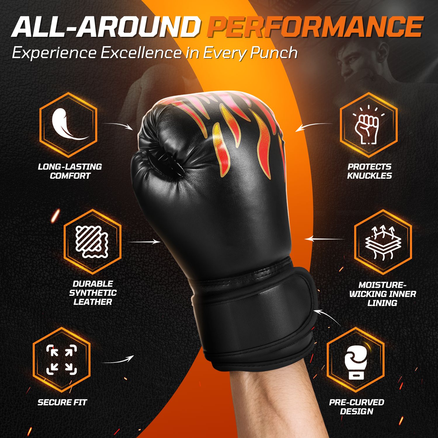 Keep Training Fun: The inside of these boy & girl boxing gloves for 3-8 years is lined with soft material, protecting hands without discomfort, allowing children to enjoy their training sessions