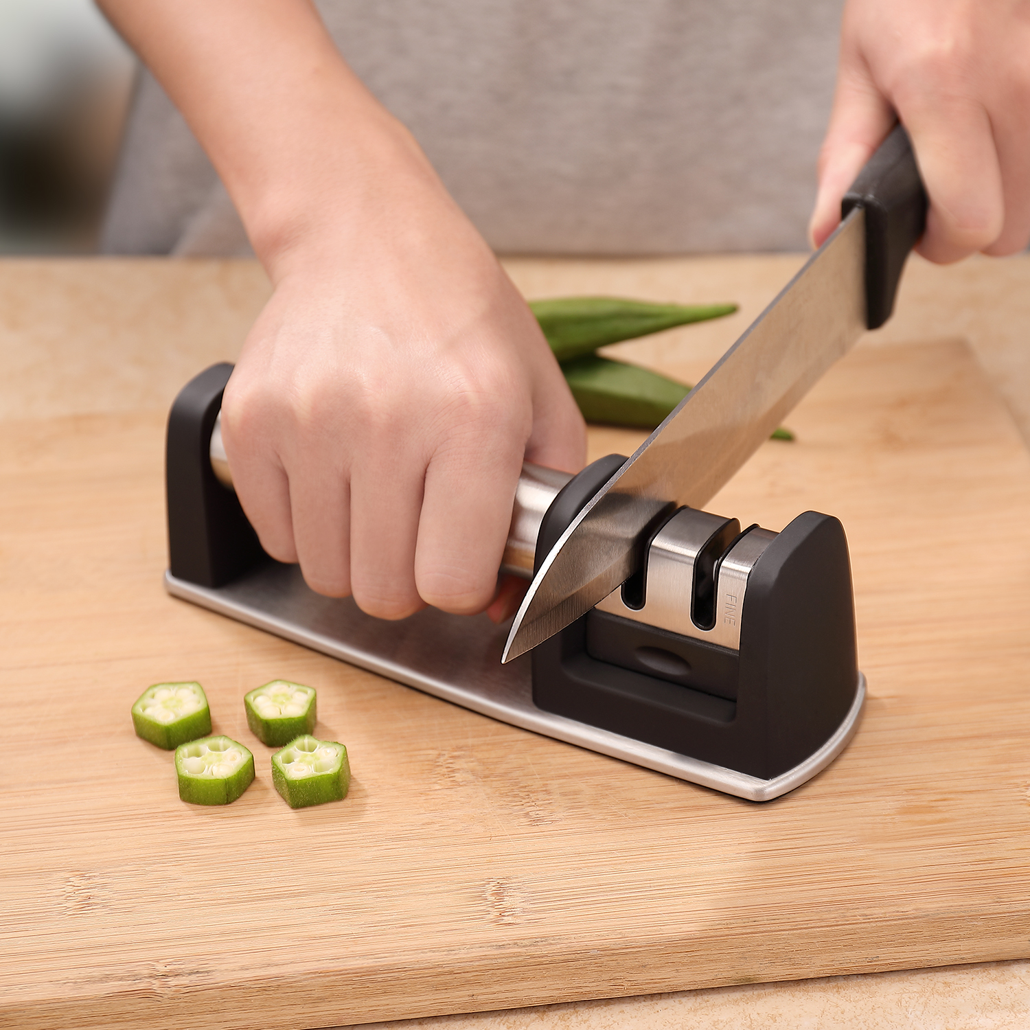 Manual Kitchen Knife Sharpener at Pearl Belanger blog