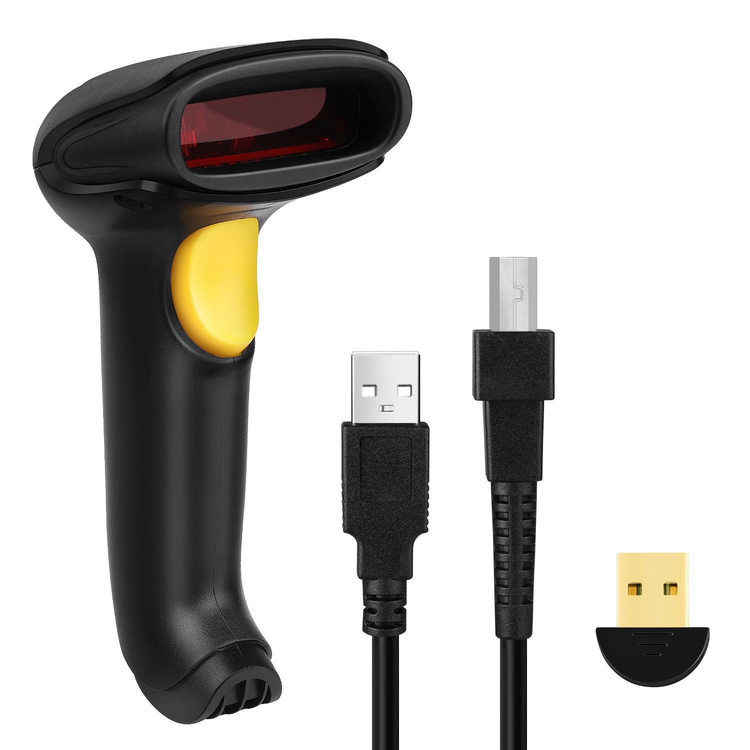 2.4G USB Charging Cable Wireless Cordless Handheld Laser Barcode