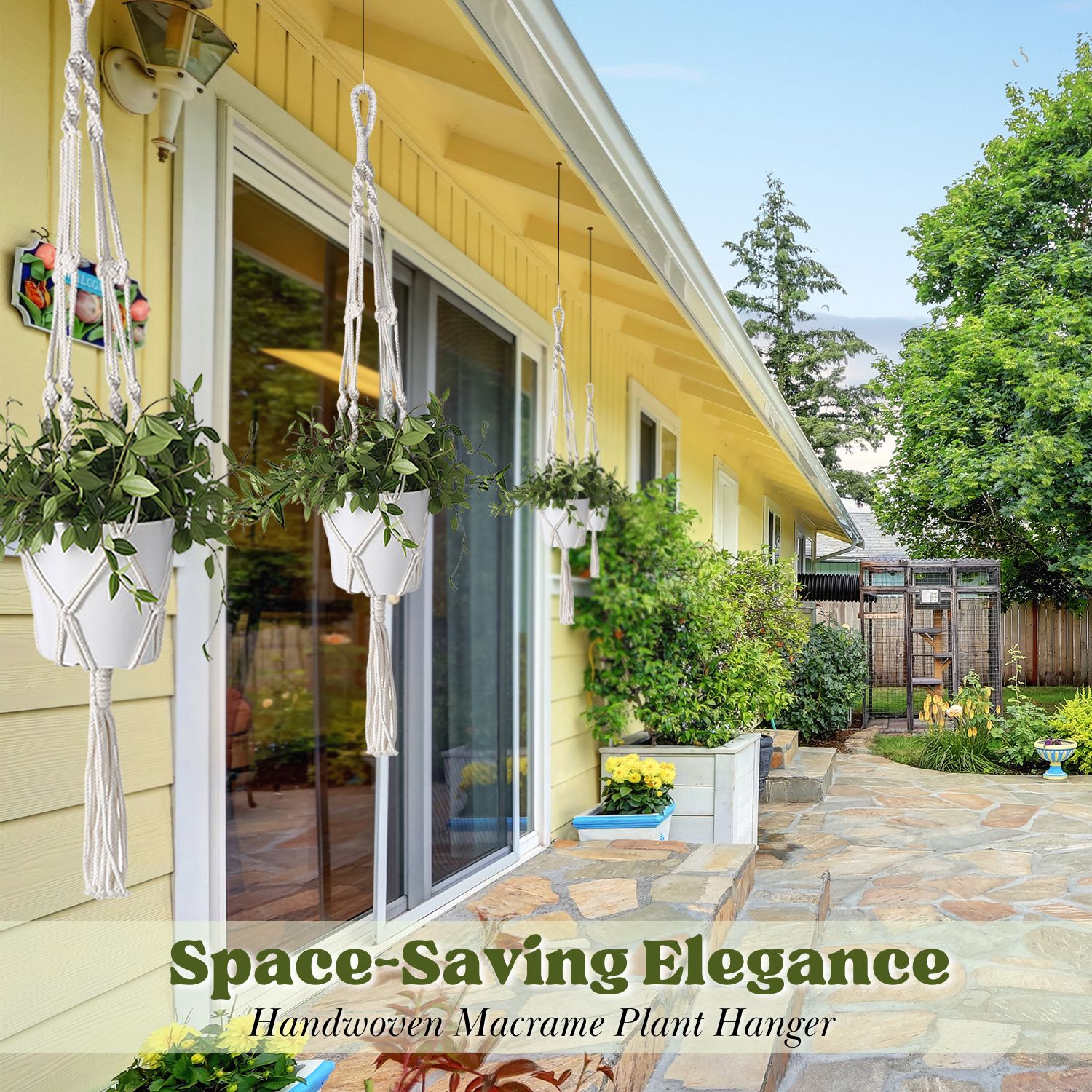 Decorative Versatility: With these hanging plant holders, you can easily add some special to your beautiful bohemian home decor, sweet farmhouse decor, or modern minimalist style