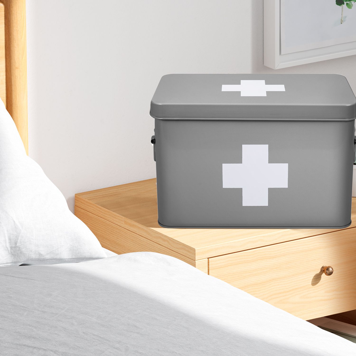 Multi-Purpose - Ideally suited for storing first aid items, these first aid organizers and storage can also be used for storing school supplies, valuable items, jewelry, and other essentials **Note: First-aid supplies are not included in the package
