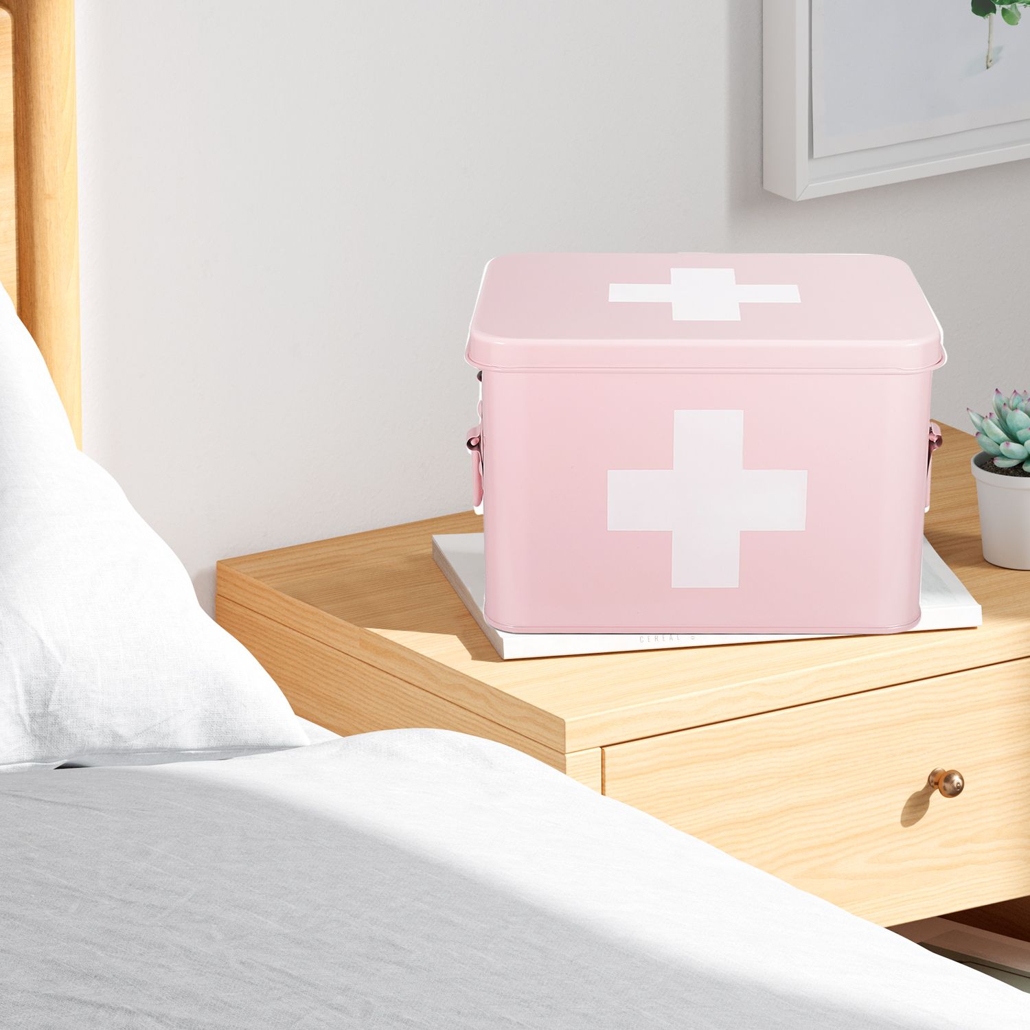 Multi-Purpose - Ideally suited for storing first aid items, these first aid organizers and storage can also be used for storing school supplies, valuable items, jewelry, and other essentials **Note: First-aid supplies are not included in the package