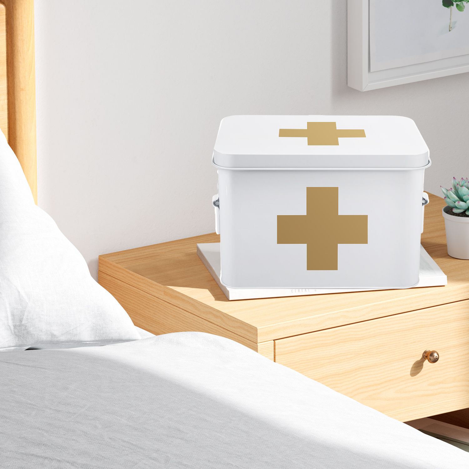 Multi-Purpose - Ideally suited for storing first aid items, these first aid organizers and storage can also be used for storing school supplies, valuable items, jewelry, and other essentials **Note: First-aid supplies are not included in the package