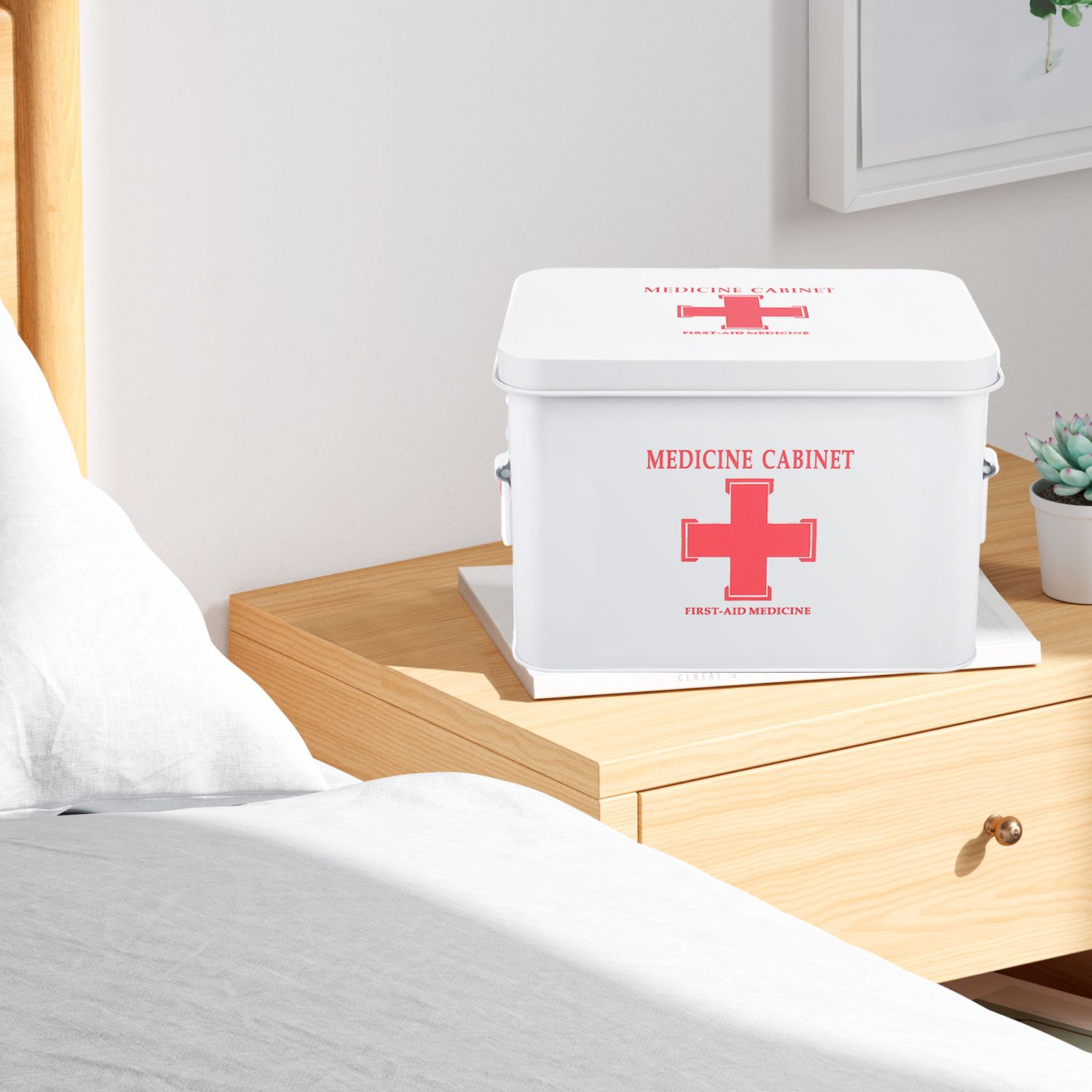 Multi-Purpose - Ideally suited for storing first aid items, these first aid organizers and storage can also be used for storing school supplies, valuable items, jewelry, and other essentials **Note: First-aid supplies are not included in the package