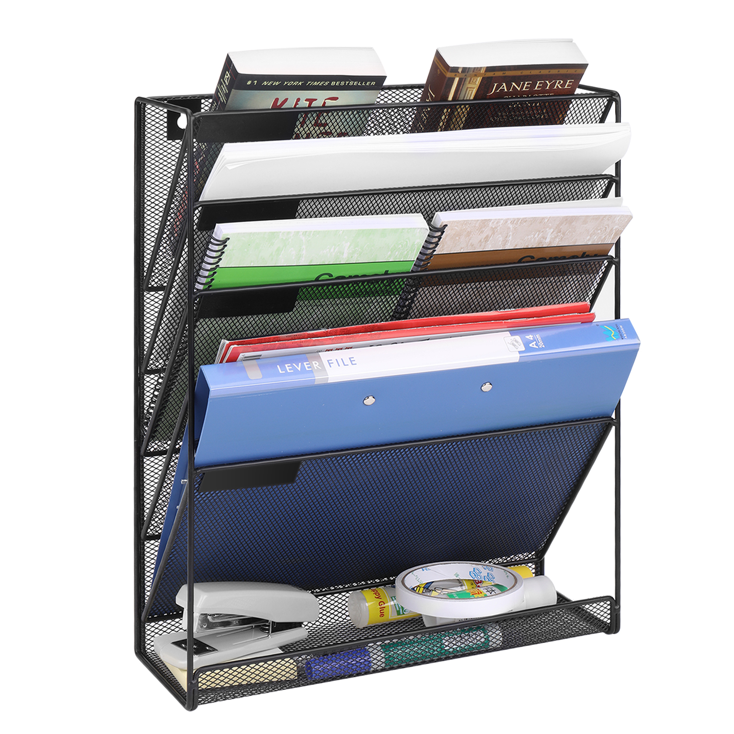 Classroom 5 Compartment Rack Hanging File And Document Organizer