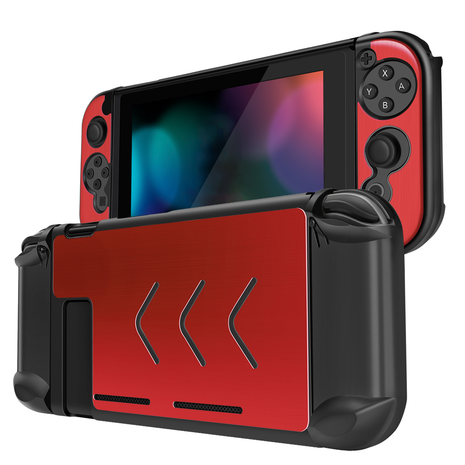 red joy con shell
