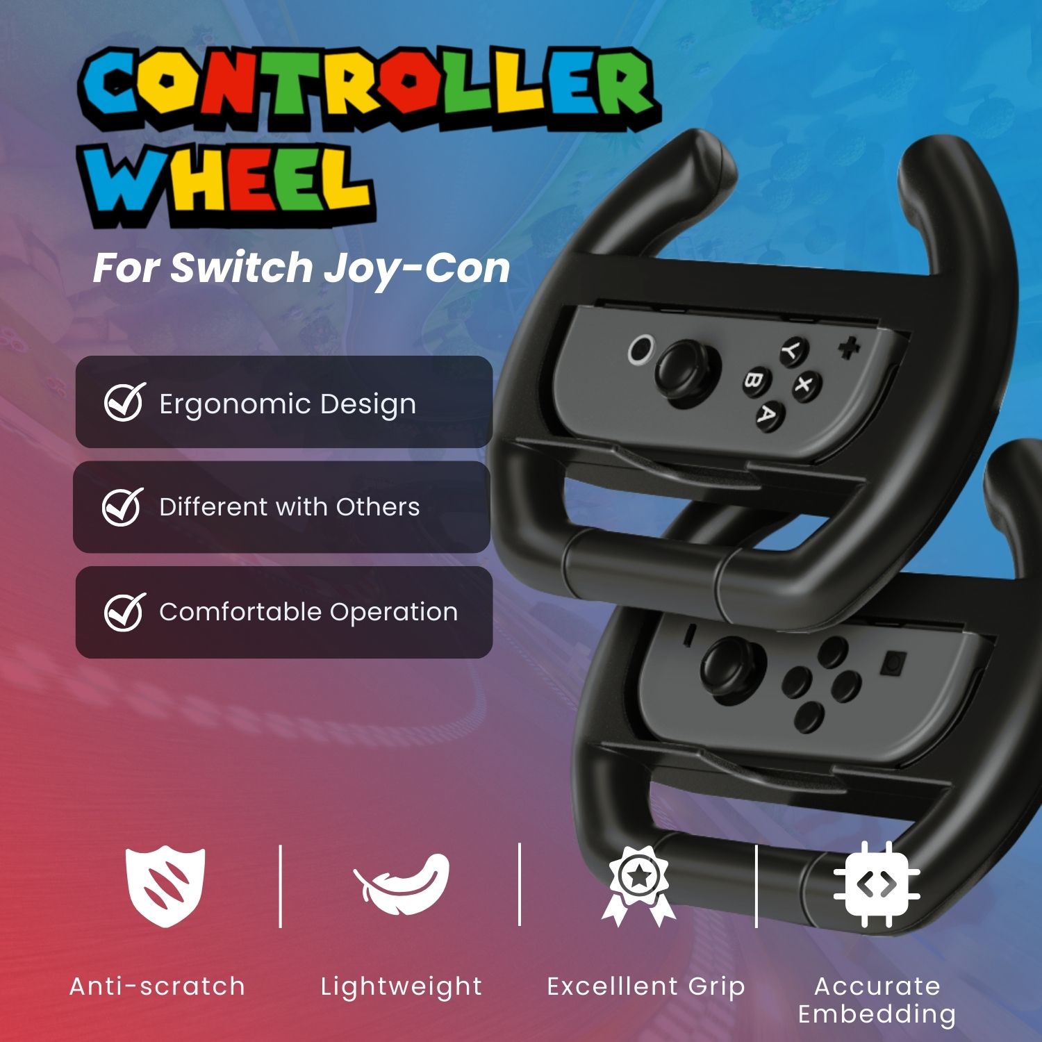 Designed specifically for Nintendo Switch / Switch OLED. Compatible with left and right of Switch Joy-Con controller