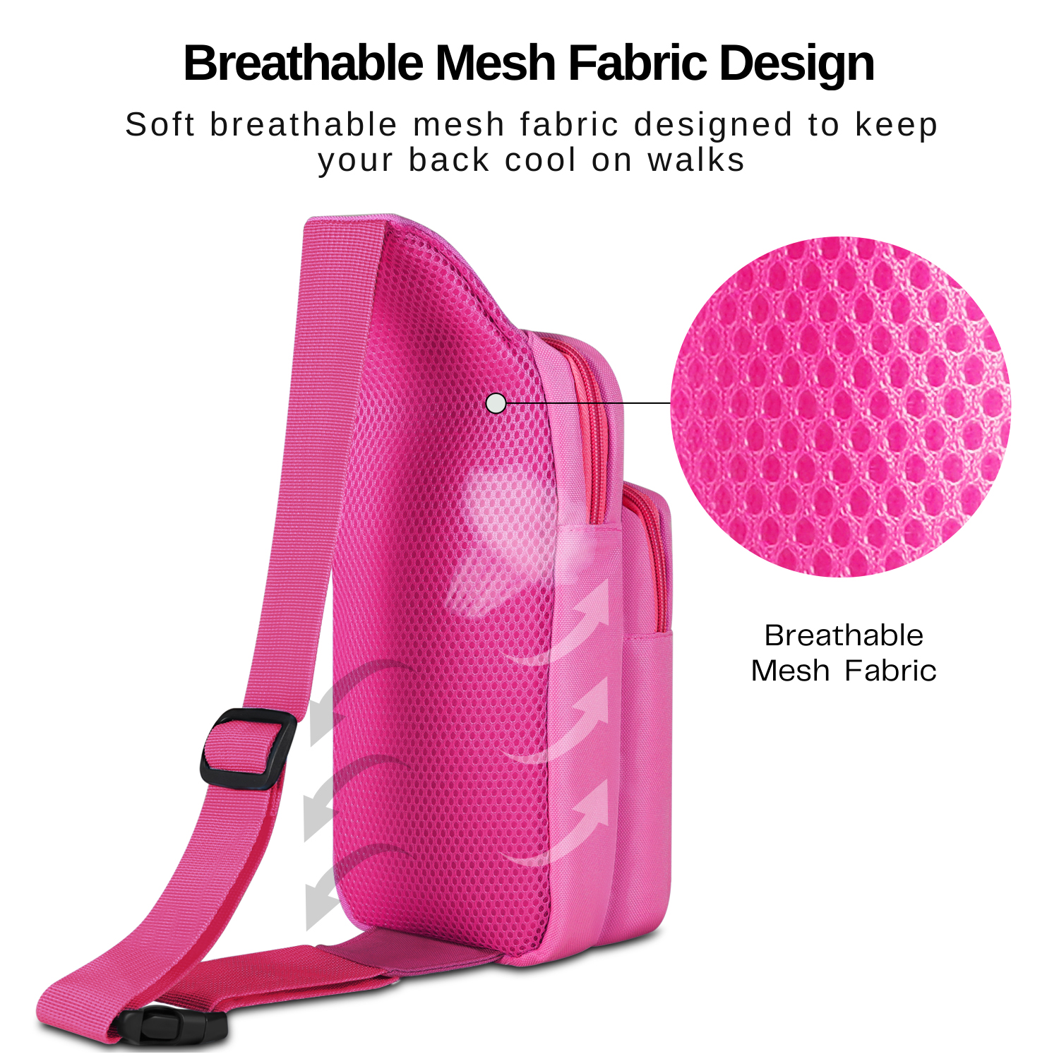 Crossbody Design - With adjustable shoulder strap and quick release buckle fitting for adults (men or women) and (boys and girls). This bag is an ideal option for those who prefer to travel light that can be slung over your shoulder resting comfortably on your back or your front, or around the waist to work as a fanny pack