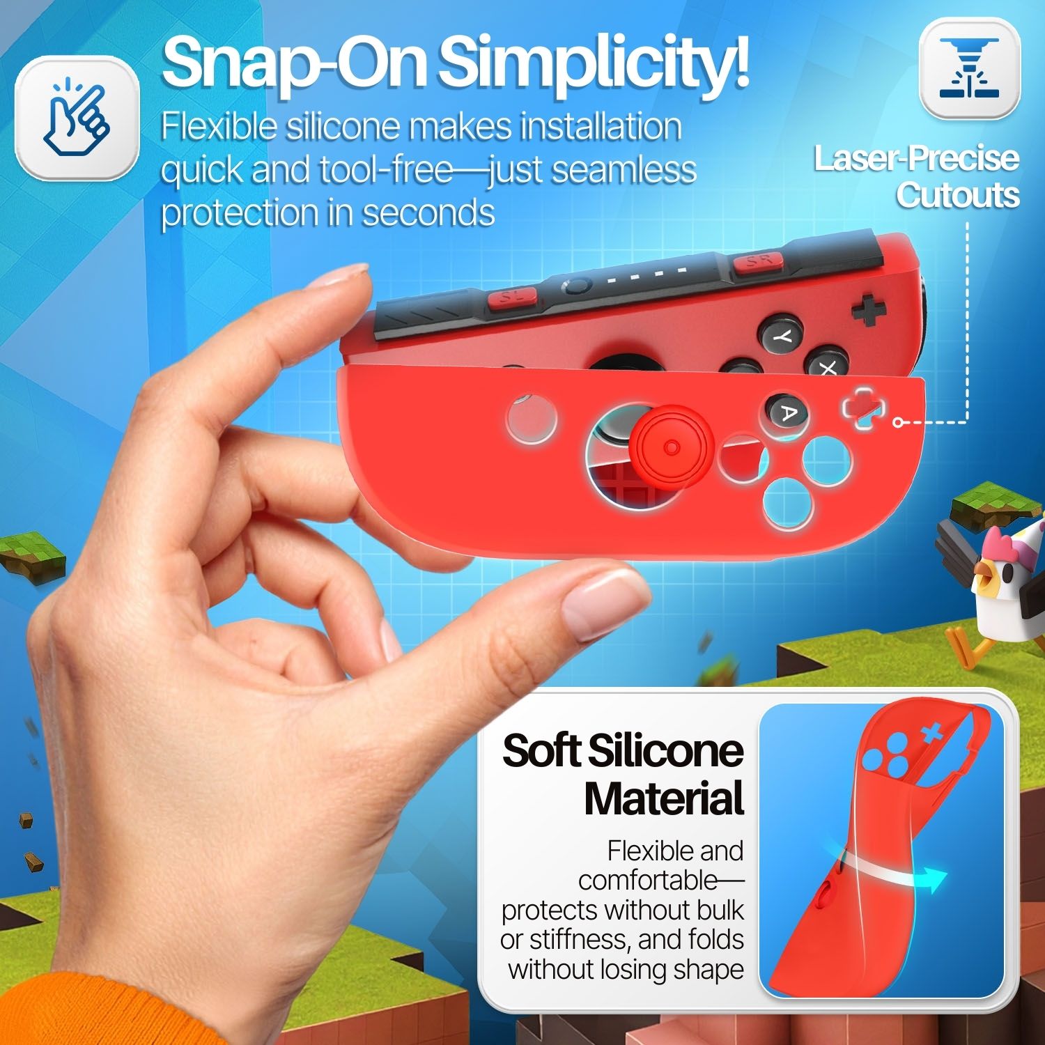 【動作◎】 Nintendo Switch + Joy-Con + ケース Silicone Joy Con Case for Nintendo Switch & Switch Oled