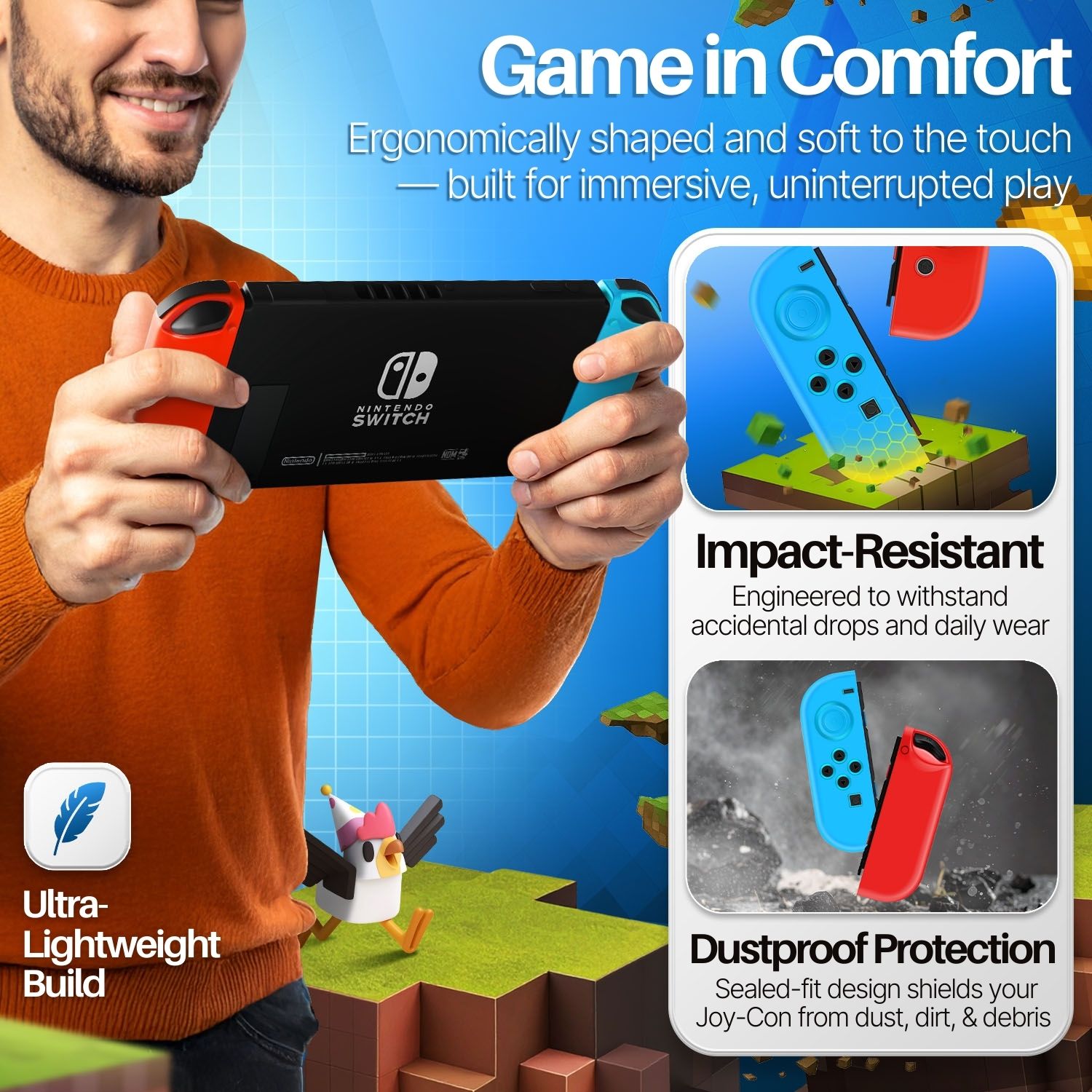 【動作◎】 Nintendo Switch + Joy-Con + ケース Silicone Joy Con Case for Nintendo Switch & Switch Oled