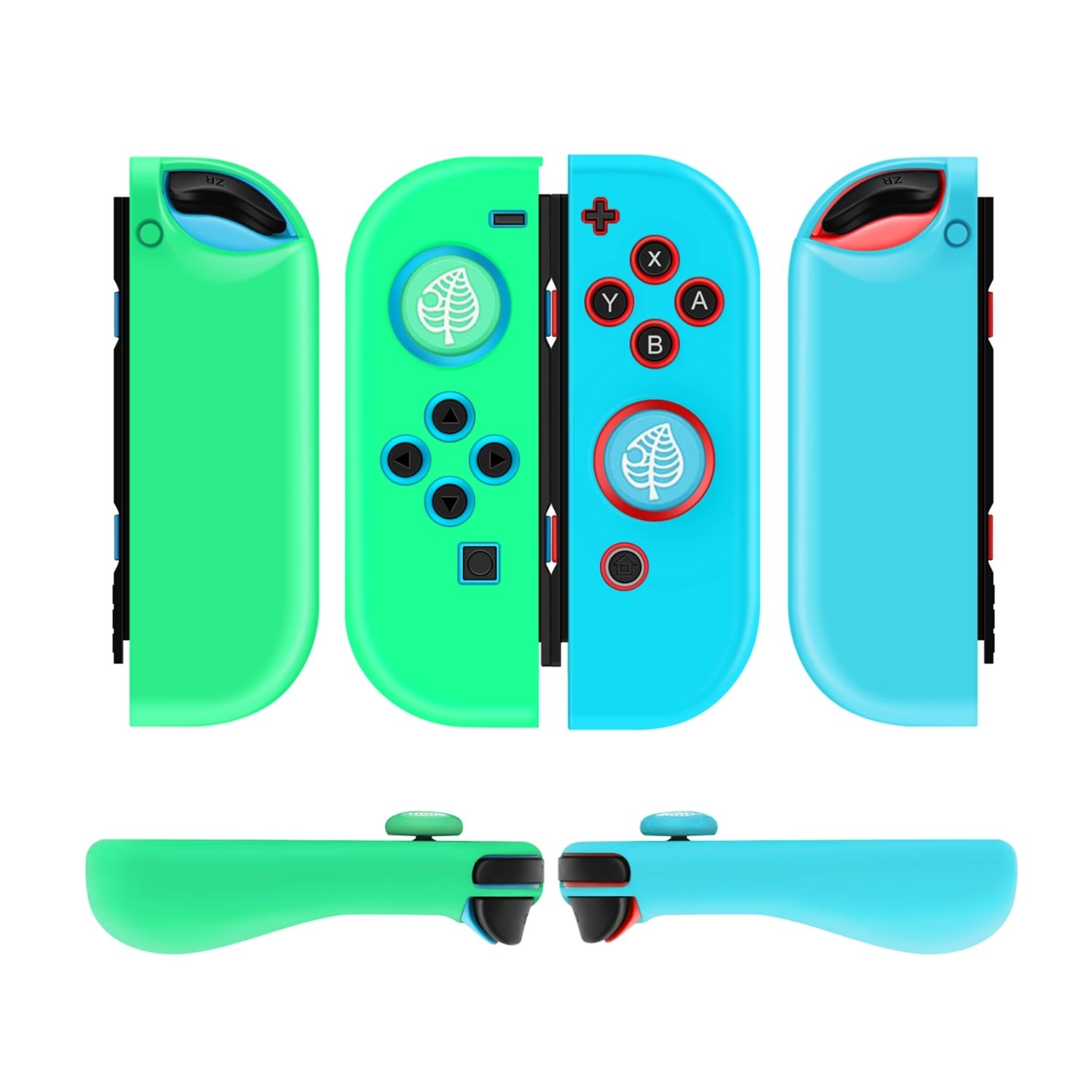 Silicone Joy Con Case for Nintendo Switch & Switch Oled (Blue