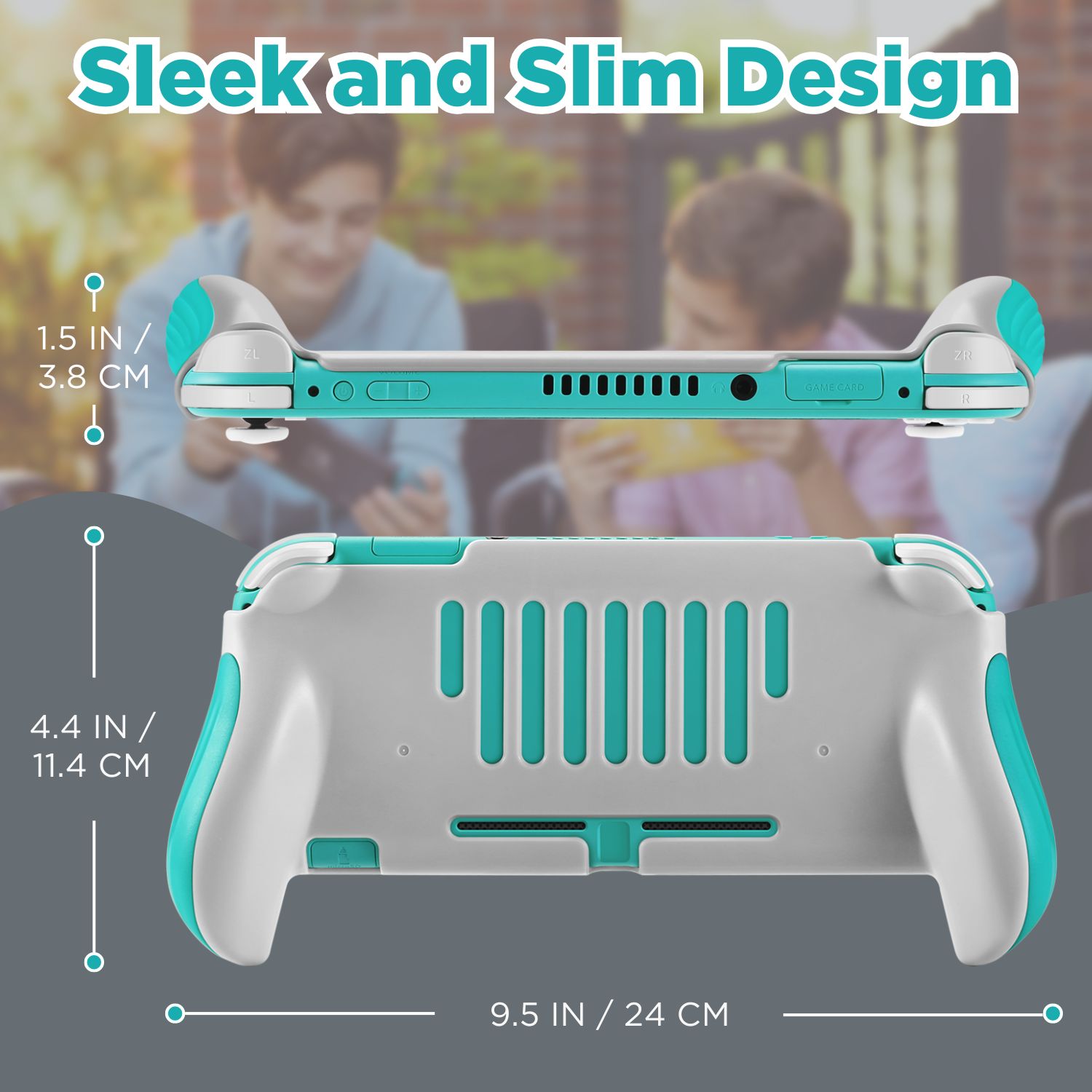 Pro Grip Case for Nintendo Switch Lite Vented Ergonomic Grips