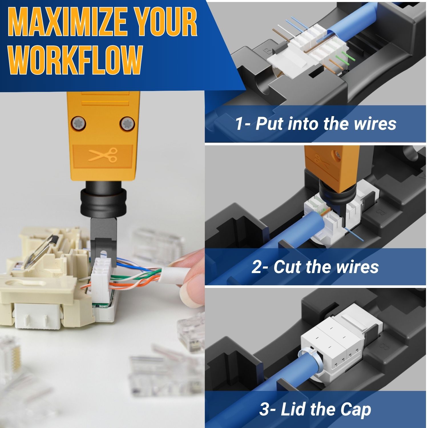 Ethernet Punch Down Tool - 110 Blade Punchdown Tool Cutter | eBay