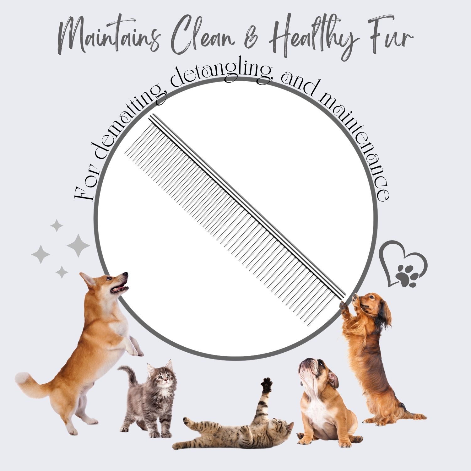 Lightweight for fatigue-free grooming, this is an absolute must-have to help maintain a dog with undercoats